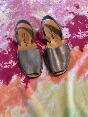 Jeffery Campbell Menorquina metallic sandals size 36